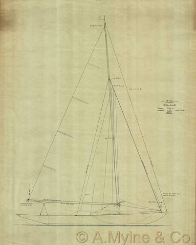 Design 323 — Sail Plan