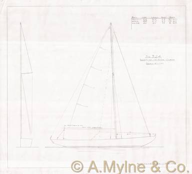 Design 324 — Sail Plan