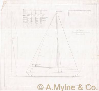 Design 324 — Sail Plan