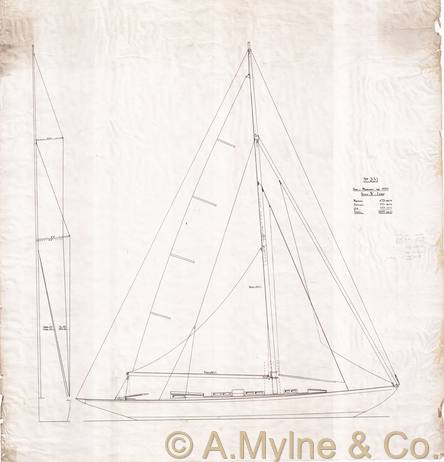 Design 331 — Sail Plan