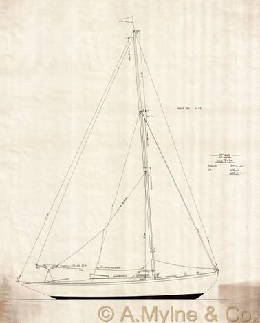 Design 332 — Sail Plan