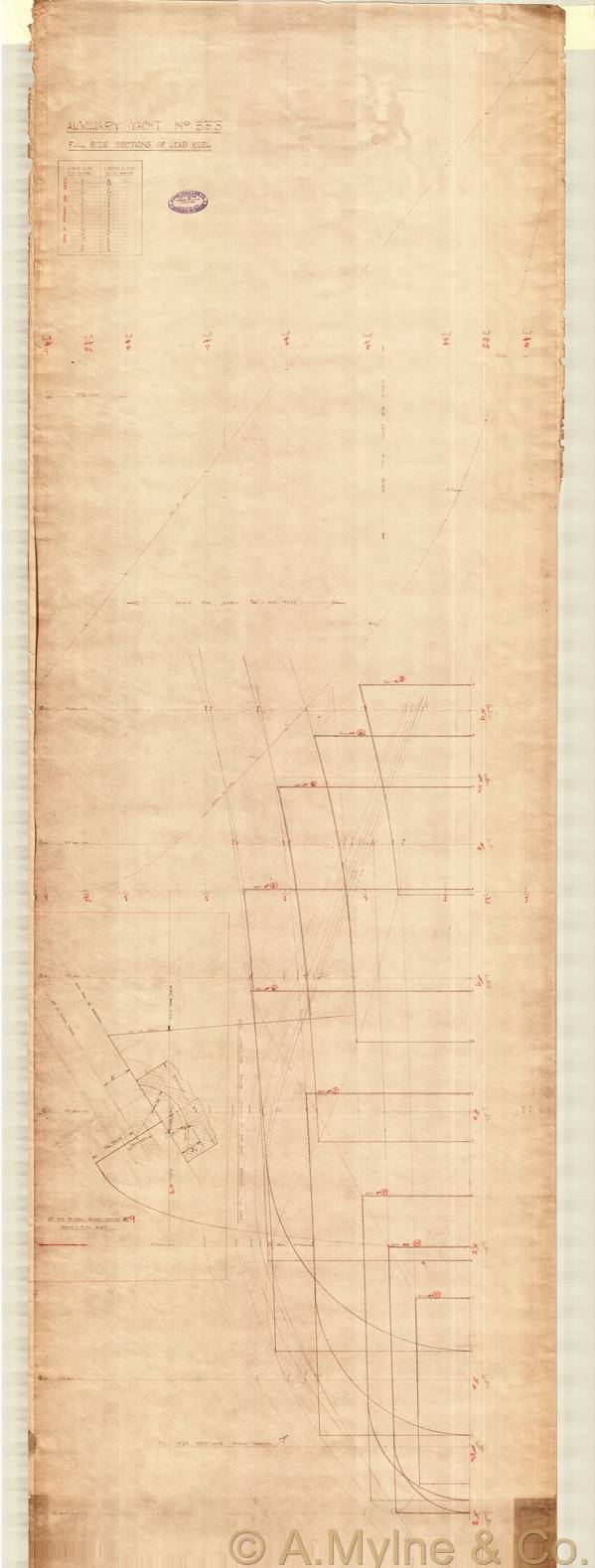 Design 335 — Lines Plan