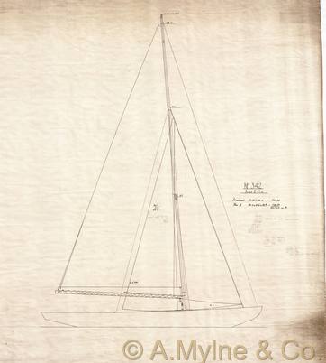 Design 342 — Sail Plan