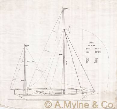 Design 348 — Sail Plan