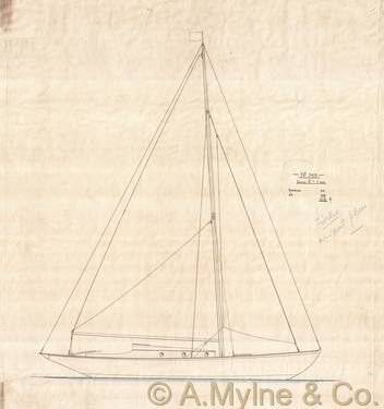 Design 349 — Sail Plan
