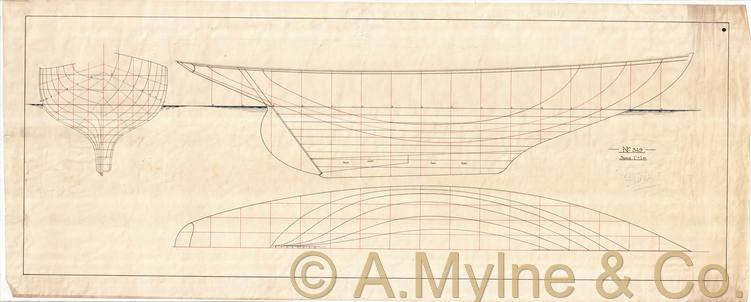 Design 349 — Lines Plan