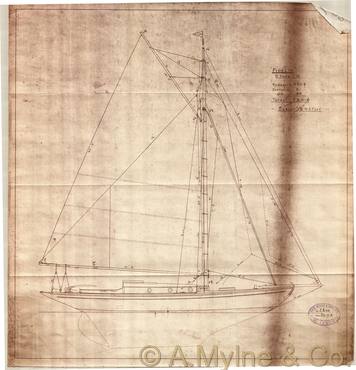 Design 349 — Sail Plan