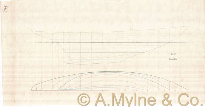 Design 349 — Lines Plan
