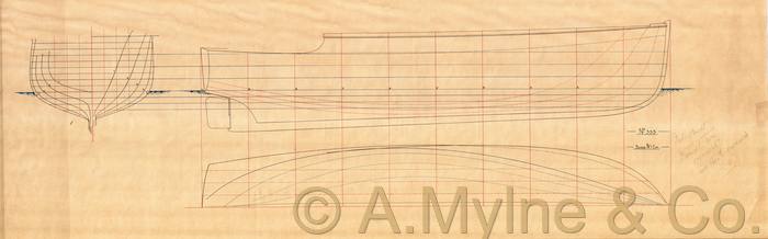 Design 353 — Lines Plan