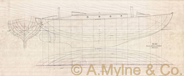 Design 355 — Lines Plan