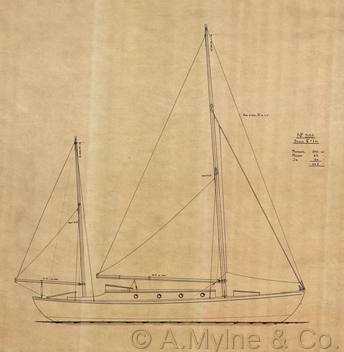 Design 355 — Sail Plan