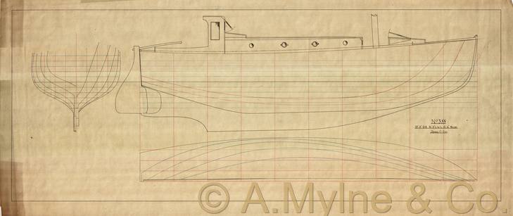 Design 355 — Lines Plan