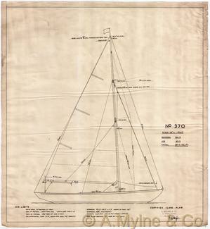 Design 370 — Sail Plan