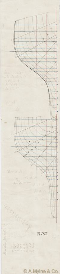 Design 372 — Lines Plan