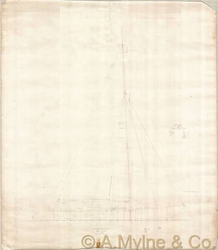 Design 374 — Sail Plan