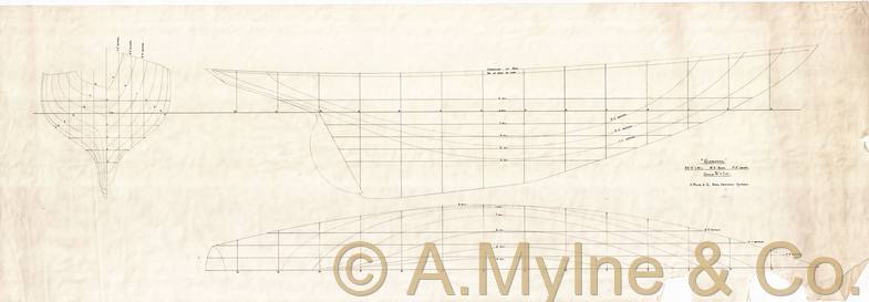 Design 374 — Lines Plan
