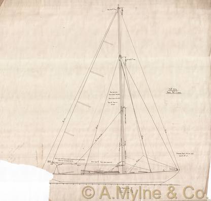 Design 374 — Sail Plan