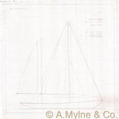 Design 374 — Sail Plan