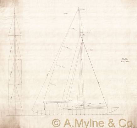 Design 375 — Sail Plan