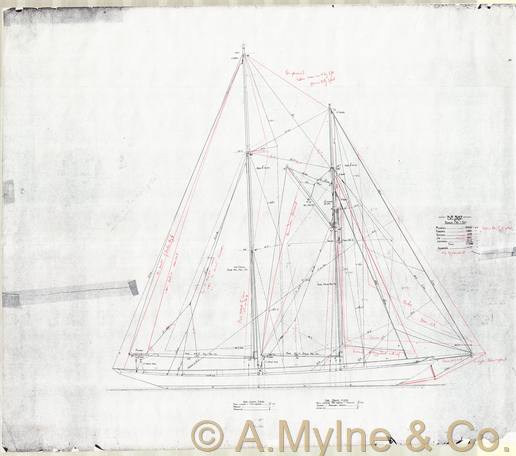 Design 387 — Sail Plan