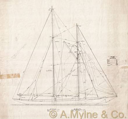 Design 387 — Sail Plan