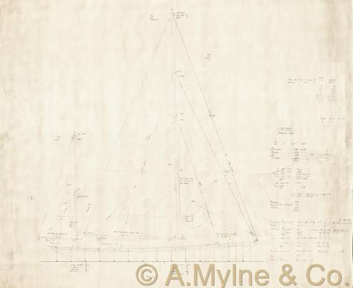 Design 390 — Sail Plan