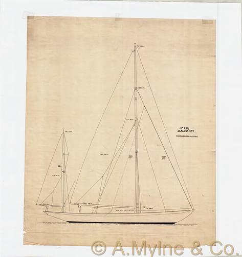 Design 390 — Sail Plan