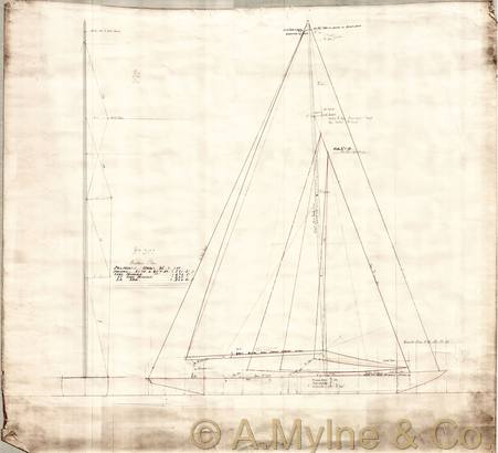 Design 393 — Sail Plan
