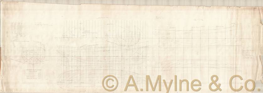 Design 399 — Lines Plan