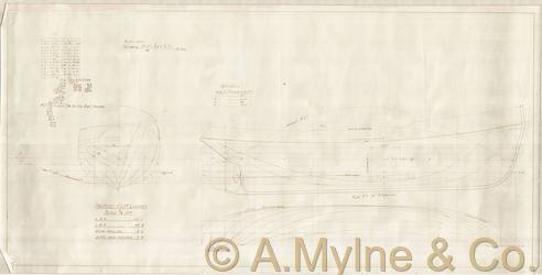 Design 399 — Lines Plan