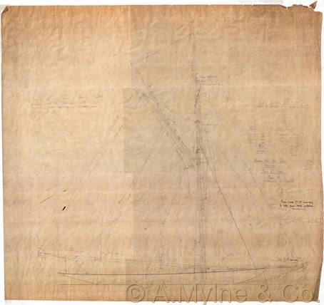 Design 40 — Sail Plan