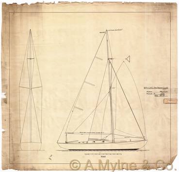 Design 400 — Sail Plan