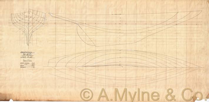 Design 405 — Lines Plan