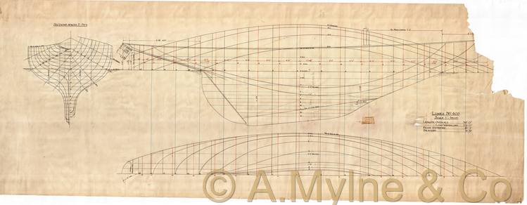 Design 405 — Lines Plan