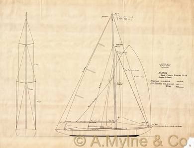 Design 405 — Sail Plan