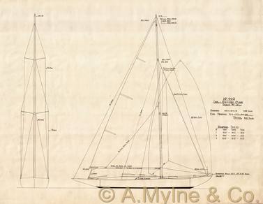 Design 405 — Sail Plan