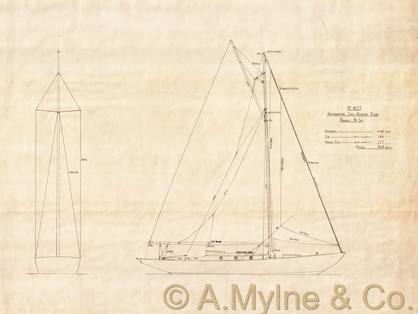 Design 407 — Sail Plan