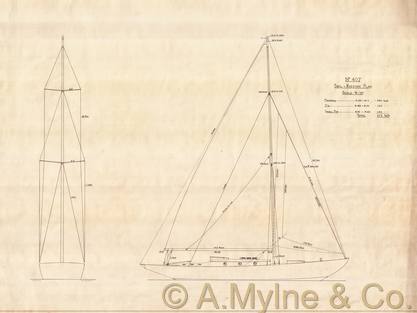 Design 407 — Sail Plan