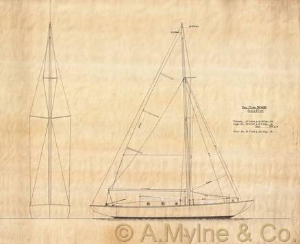 Design 408 — Sail Plan