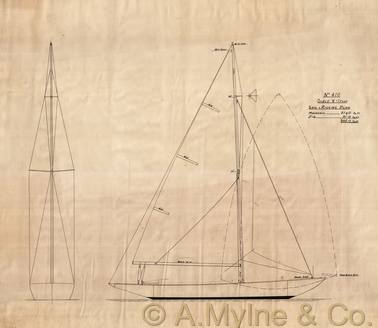 Design 410 — Sail Plan