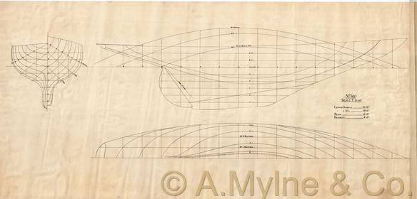 Design 410 — Lines Plan