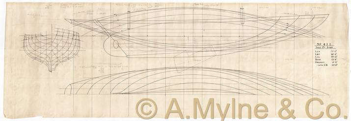 Design 411 — Lines Plan