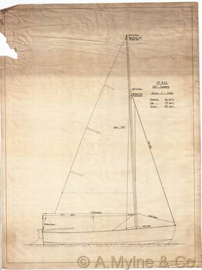 Design 412 — Sail Plan