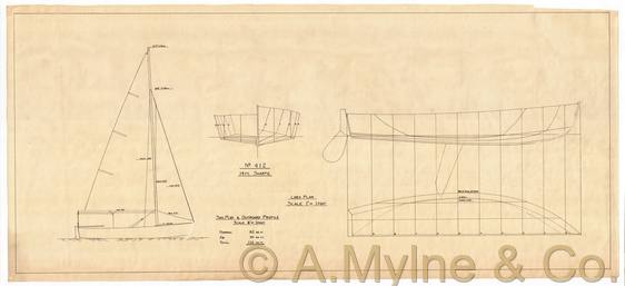 Design 412 — Lines Plan