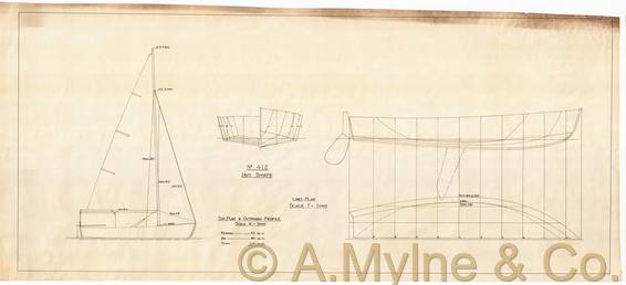 Design 412 — Lines Plan