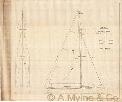 Design 413 — Sail Plan