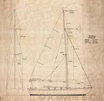 Design 414 — Sail Plan