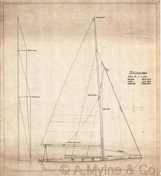 Design 414 — Sail Plan
