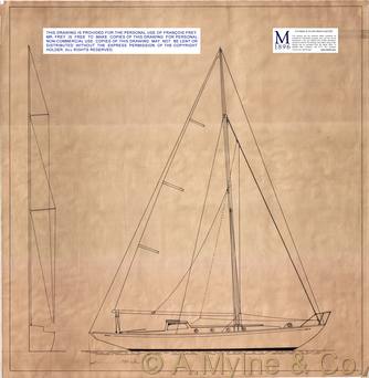 Design 419 — Sail Plan
