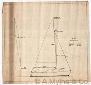 Design 420 — Sail Plan